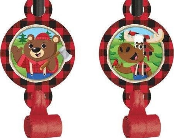 Lum-Bear-Jack Blowouts (8) - Birthday Party Favors