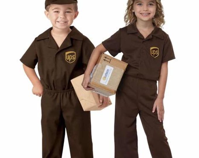 UPS Driver Toddler Costume - Boy's, Girl's, Unisex