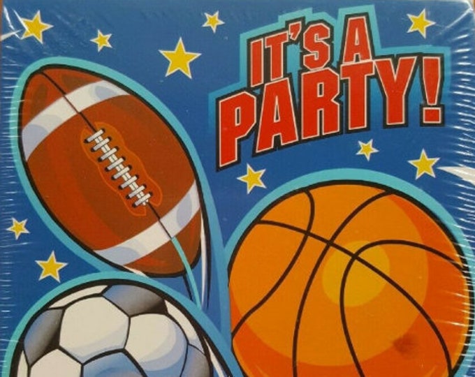 Sports Explosion Party Invitations (8)