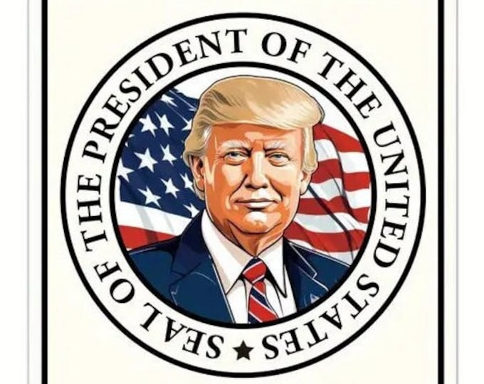 President Donald J Trump Metal Sign - 8x12 Inch