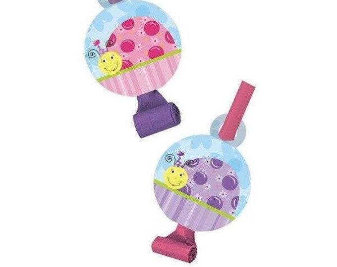 Lil' Lady Ladybug Blowouts (8) - Birthday Party Favors