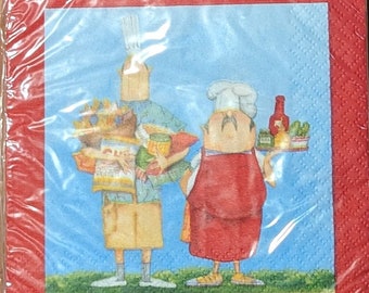 Masters of the Grill Beverage Napkins (16) - BBQ Grilling Party Supplies