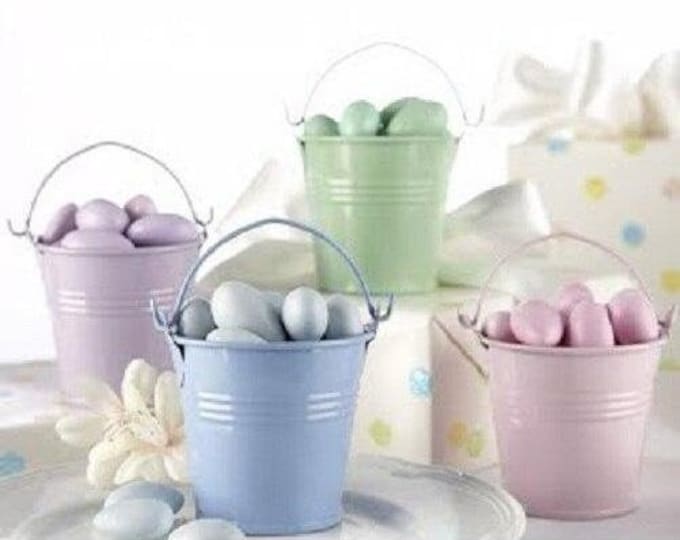 Mini Tin Pail Bucket Party Favor (12)