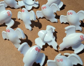 Halloween Ghost Rings - Kids Party Favors (12)