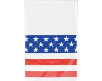 Stars & Stripes Patriotic Paper Tablecover