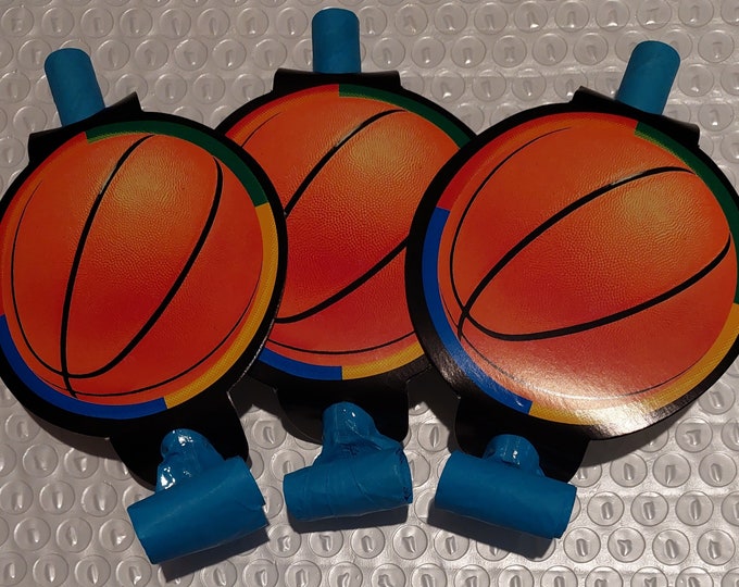 Championship Basketball Blowouts (8) - Birthday Party Favors