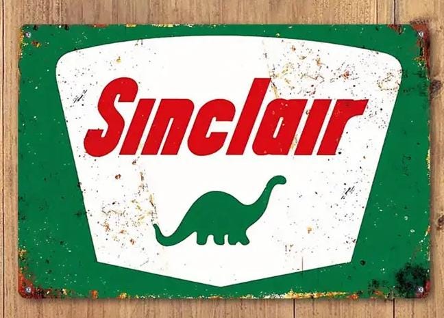 Sinclair Dinosaur Sign Vintage - Etsy