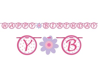 Ballerina TuTu Much Fun Happy Birthday Banner