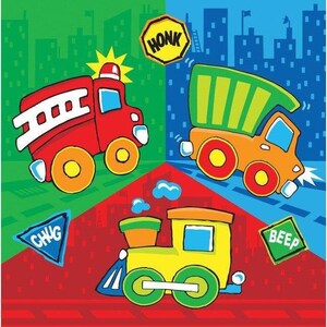 Construction Pals Beverage Napkins (16)