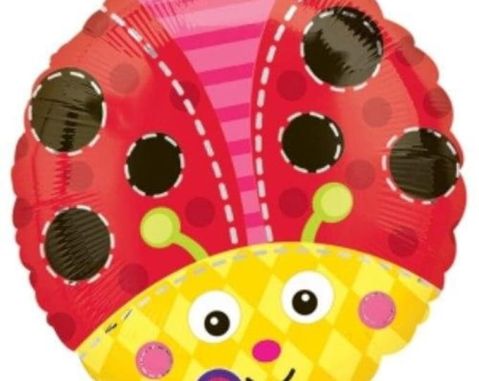 Cute Ladybug Mylar Balloon
