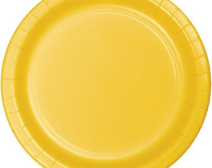 Yellow Dessert Plates (24)
