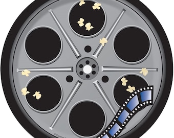 Hollywood Movie Reel Dessert Plates (8)