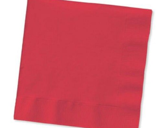 Red Luncheon Napkins (50)