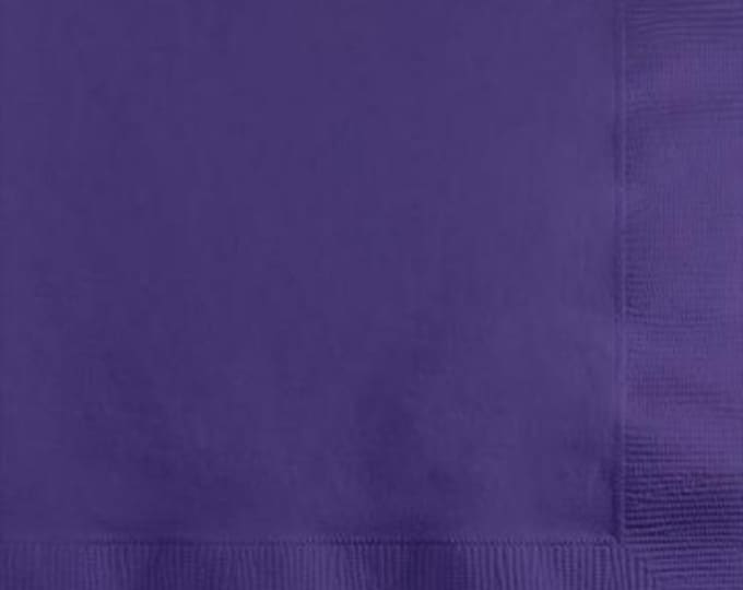 Purple Luncheon Napkins (50)