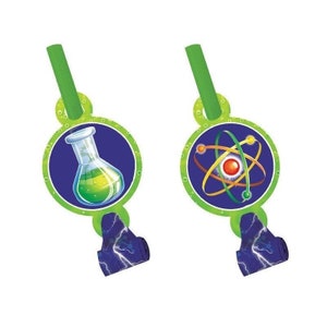 Mad Scientist Blowouts (8) - Birthday Party Favors