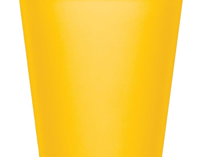 Yellow 9oz Party Cups (24)