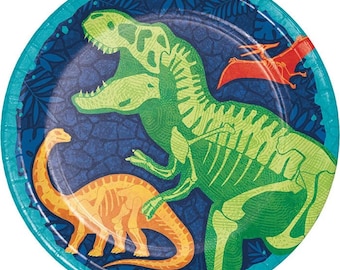 Dino Dig 9” Dinner Plates (8)