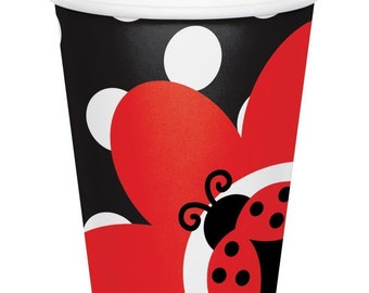 Ladybug Fancy Party Cups (8)