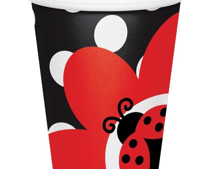 Ladybug Fancy Party Cups (8)