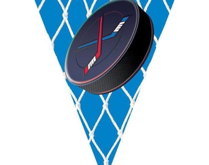 Hockey Party Pennant Flag Banner