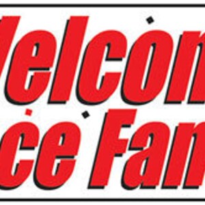 Welcome Race Fans Party Banner  - NASCAR Racing Birthday Party Supplies