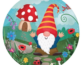 Gnome Party Dessert Plates (8)