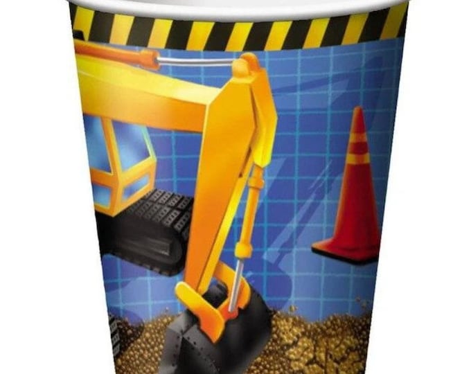 Under Construction 9oz. Cups (8)