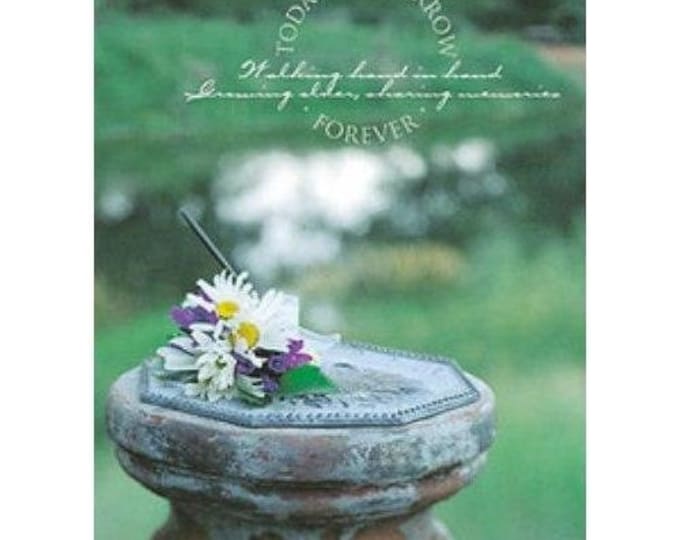 Today Tomorrow Forever Sundial Wedding Bulletins