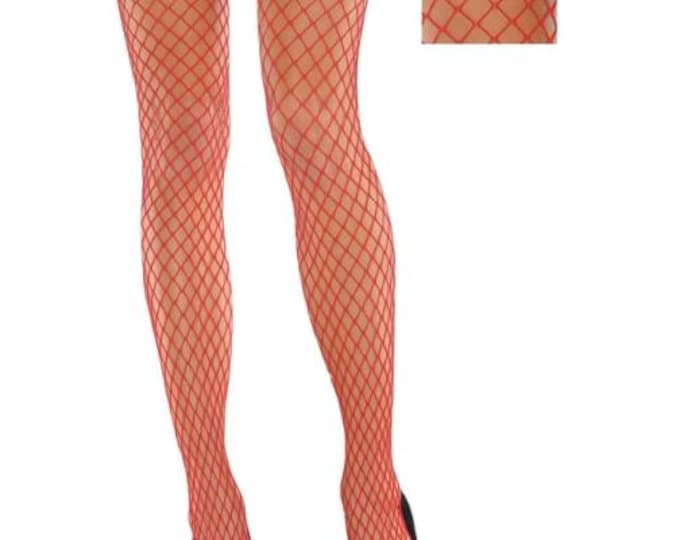 Red Fishnet Stockings | Women's Fishnet Tights Leggings Hosiery