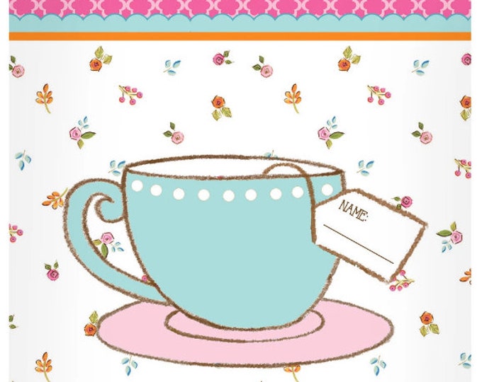 Tea Time Party Favor Bags (8) - Birthday Party Supplies