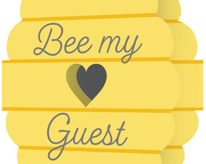 Bumblebee Invitations (8) - bee Themed Birthday & Baby Shower Party Supplies