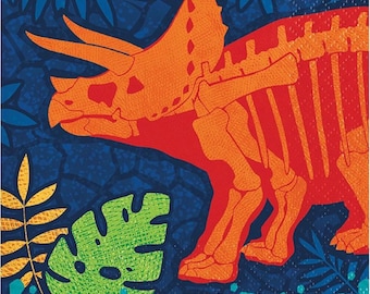 Dino Dig Beverage Napkins (16)