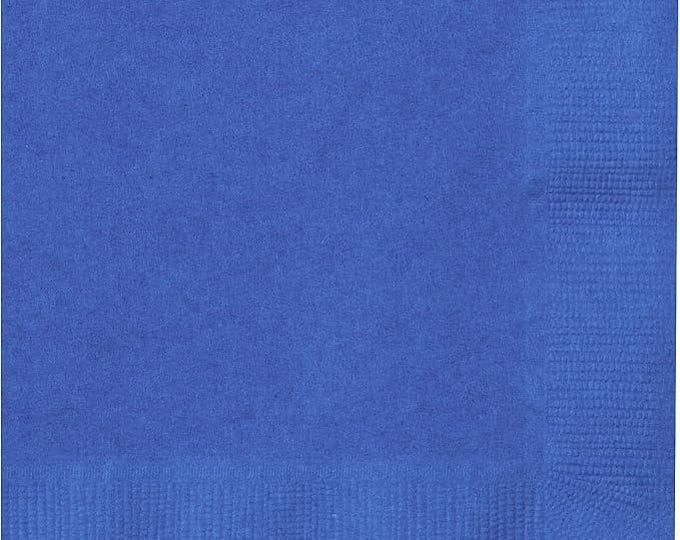 True Blue Beverage Napkins (30)
