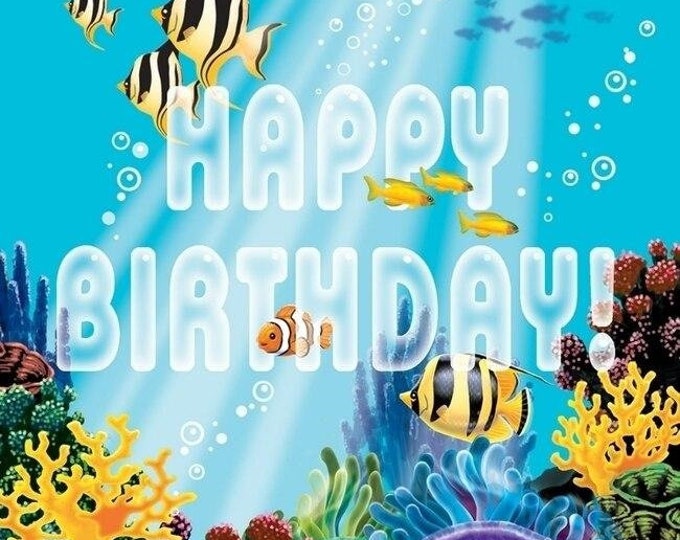 Ocean Party HAPPY BIRTHDAY Lunch Napkins (16)