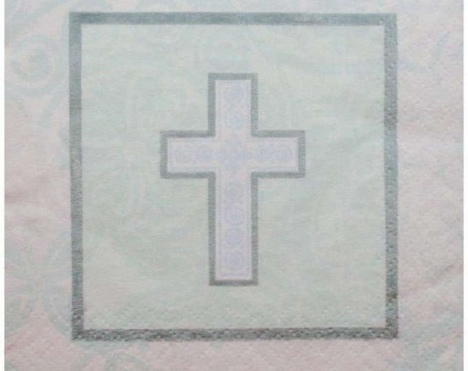 Holy Cross Religious Party Beverage Napkins (30)