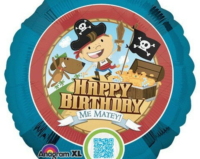 Pirate Happy Birthday Balloon