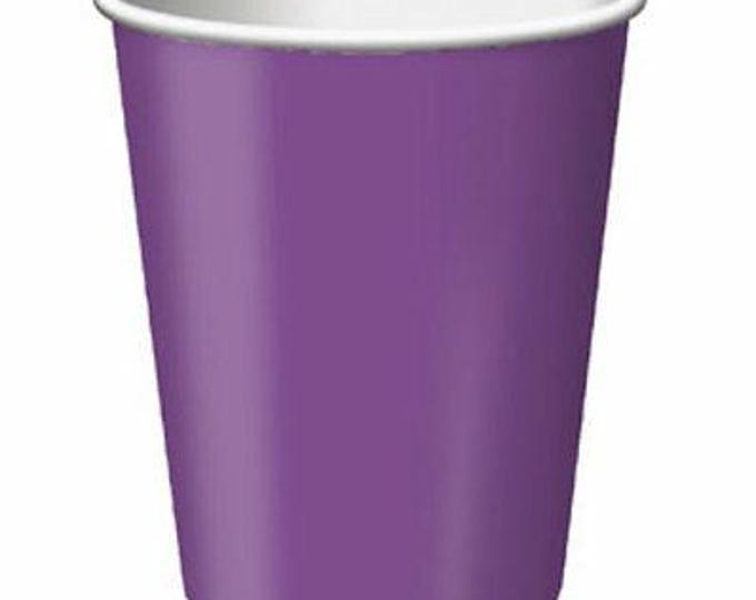 Purple 9oz Party Cups (24)