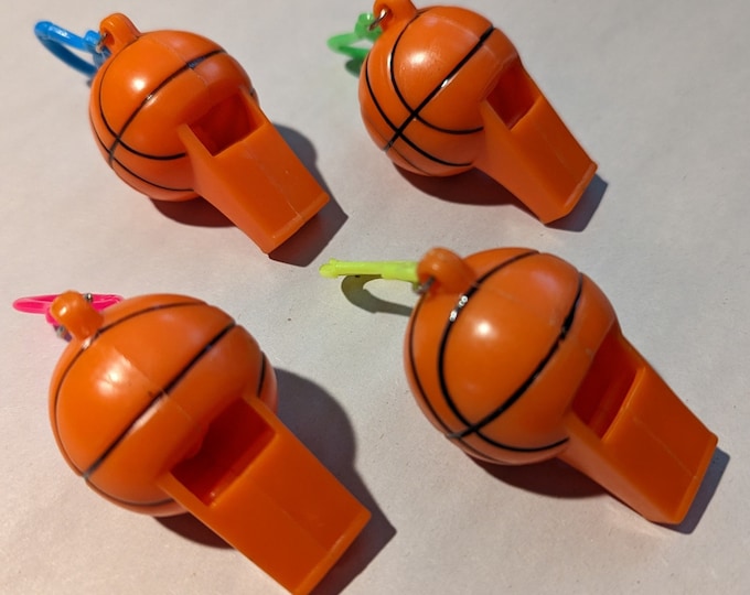 Basketball Whistle Party Favors (4)