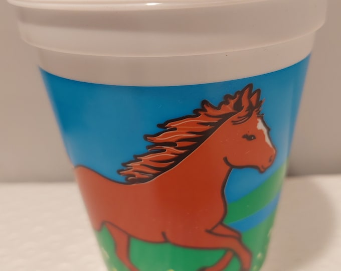 My Horse Plastic Souvenir Cup (1) - Pony Party Supplies