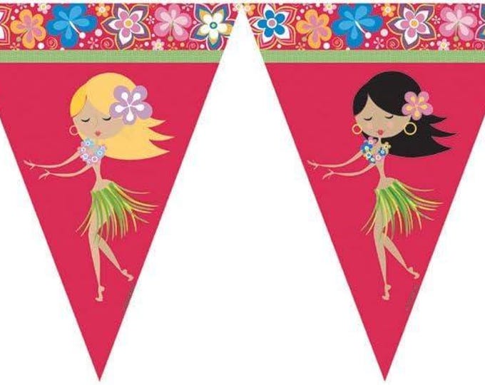 Let's Hula Flag Banner