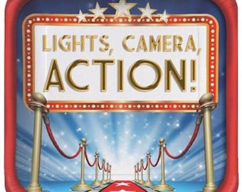 Hollywood Lights Dinner Plates (8)