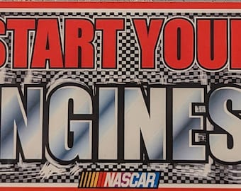 Wilton NASCAR Start your Engines Magnet