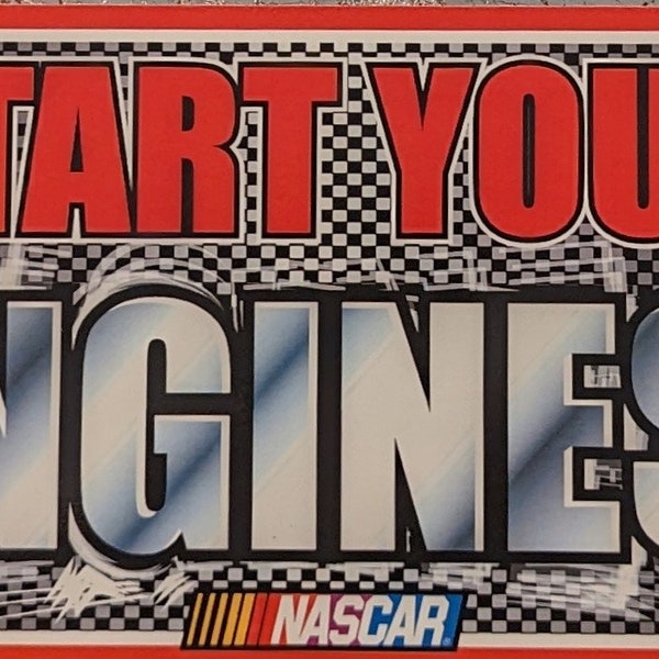 Wilton NASCAR Start your Engines Magnet