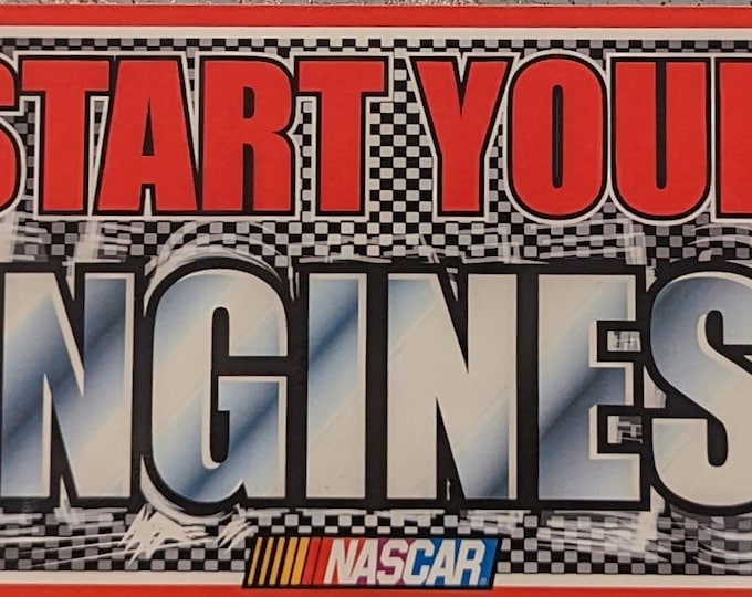Wilton NASCAR Start your Engines Magnet