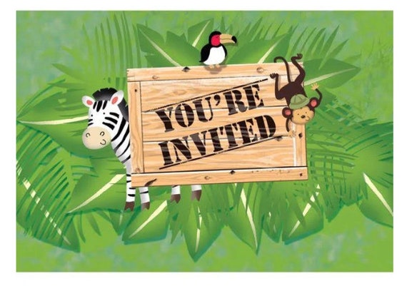 Jungle Adventure Party 6 Toucan Birthday Party Candles