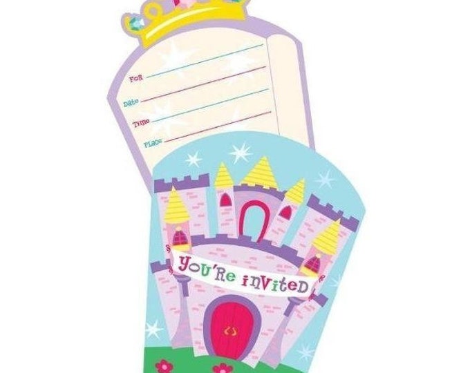 Castle Fun Party Invitations (8)