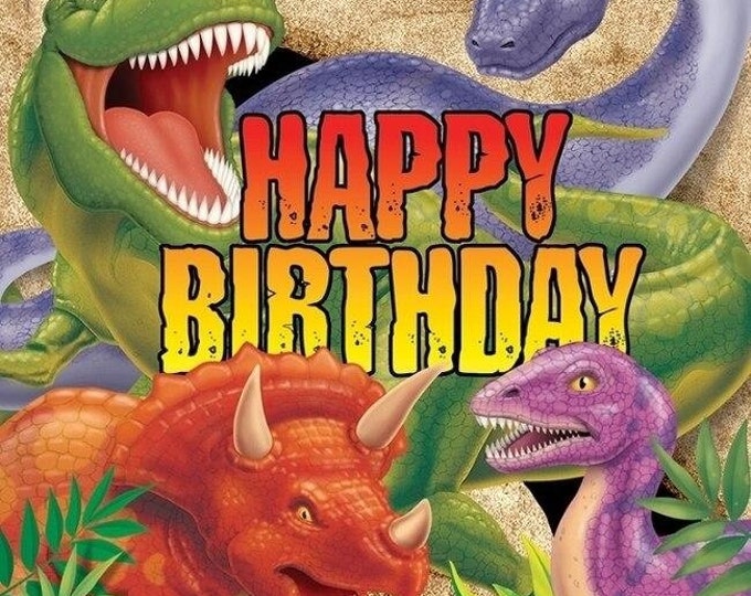 Dino Blast HAPPY BIRTHDAY Lunch Napkins (16)