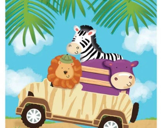 Safari Adventures Favor Bags (8) - Jungle Birthday Party Supplies