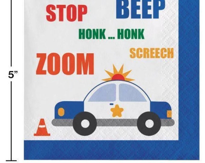 Traffic Jam Beverage Napkins (16)