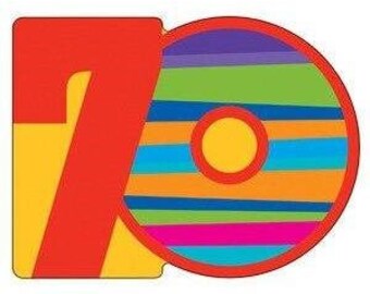 Birthday Stripes Age 70 Invitations (8)